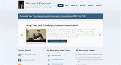Desktop Screenshot of massachusettsbankruptcyinfo.com